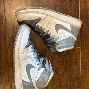 College Grey Air Jordan 1s